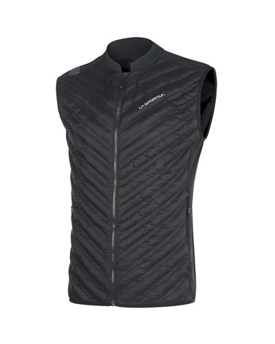 La Sportiva Alya Primaloft Thermoplume Men's Hybrid Vest, Black/Cloud