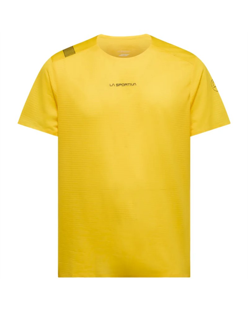 La Sportiva Pure Maglia Maniche Corte Uomo, Giallo/Nero