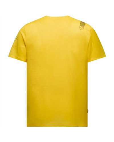 La Sportiva Pure Maglia Maniche Corte Uomo, Giallo/Nero