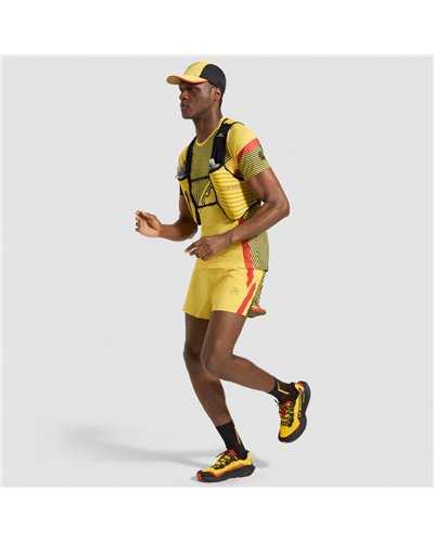 La Sportiva Flow Men's T-Shirt, Black/Yellow