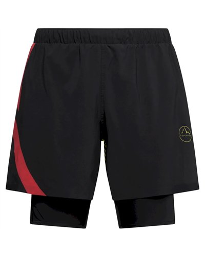 La Sportiva Pure 5" Men's Shorts, Black/Yellow