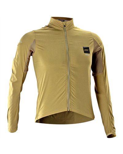 Leatt WindBlock 2.0 MTB Giacca Antivento Uomo Taglia L, Brass Brown