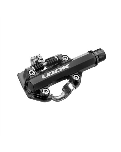 Look X-One-G Max Pedali Bici Gravel con Tacchette, Nero