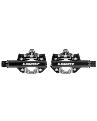 Look X-One-G Max Pedali Bici Gravel con Tacchette, Nero