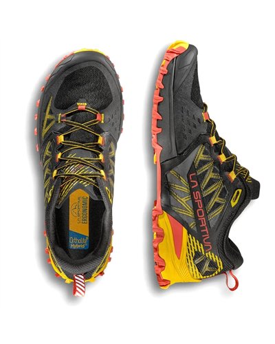 La Sportiva Bushido III Wide GTX Gore-Tex Scarpe Trail Running Uomo, Nero/Giallo