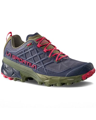 La Sportiva Akyra II Women's Trail Running Shoes, Night Sky/Cypress