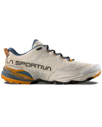 La Sportiva Akasha II Scarpe Trail Running Uomo, Chalk/Hurricane