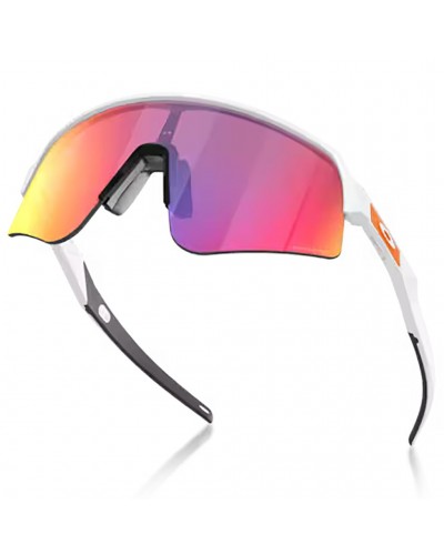 Oakley Sutro Lite Sweep Cycling Glasses Matte White/Prizm Road