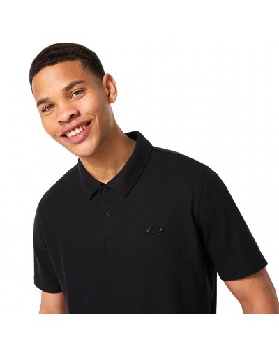 Oakley Relax Urban Polo Men's Short Sleeve Polo, Blackout