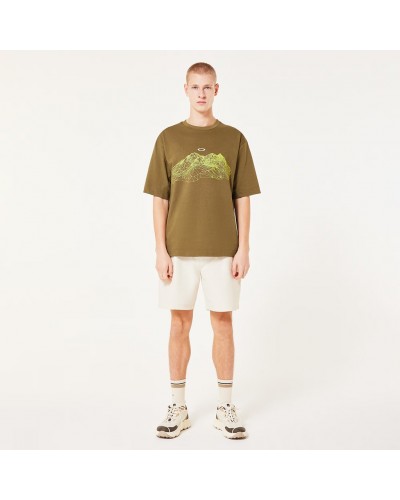 Oakley Wired MTN Scape Tee Maglia Maniche Corte Uomo, Verde Militare
