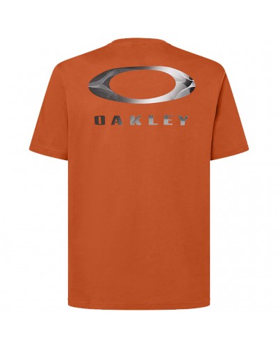 Oakley Ellipse Bark Metal Maglia Maniche Corte Uomo, Ginger