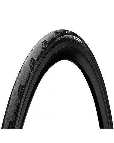 Continental Grand Prix 5000 700x25 Folding Tyre, Black/Black Skin