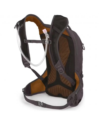 Osprey Raven 10 Zaino Idrico MTB Donna, Space Travel Grey (Sacca Idrica HydraPack da 2.5 Litri Inclusa)