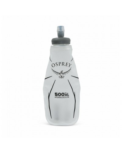 Osprey Hydraulics Soft Flask Borraccia Comprimibile 500 ml, Trasparente