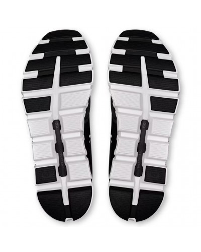 On Cloud 6 Men's Running Shoes, Black/White
