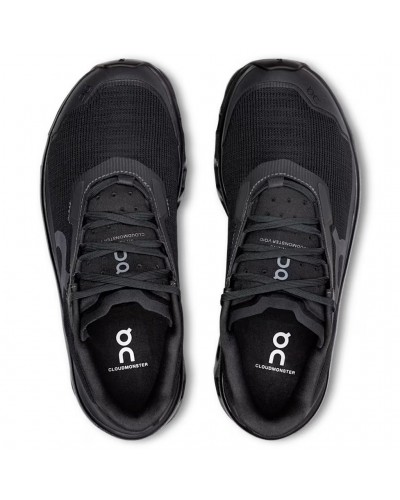 On Cloudmonster Void Women's Running Shoes, Black/Black