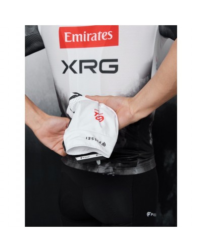 Pissei UAE Emirates XRG 2025 Team Replica Men's Cycling Vest, White