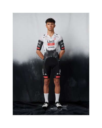 Pissei Tirreno4 UAE Emirates XRG 2025 Body Maniche Corte Uomo, Bianco