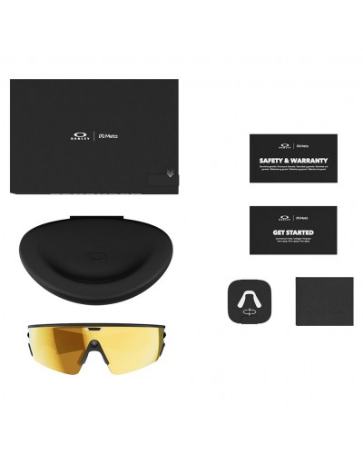 Oakley Meta Vanguard Occhiali AI Performance Nero Opaco/Prizm 24k