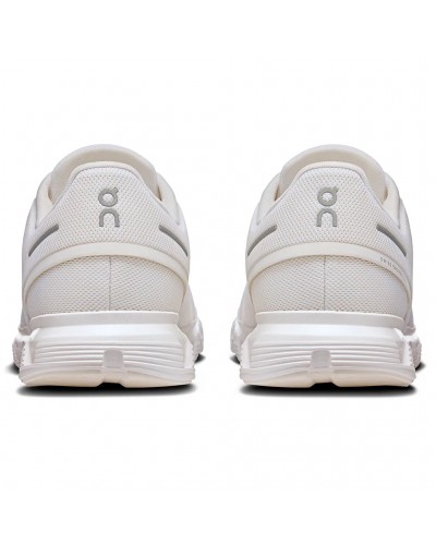 On Cloud 6 Men's Running Shoes, White/White
