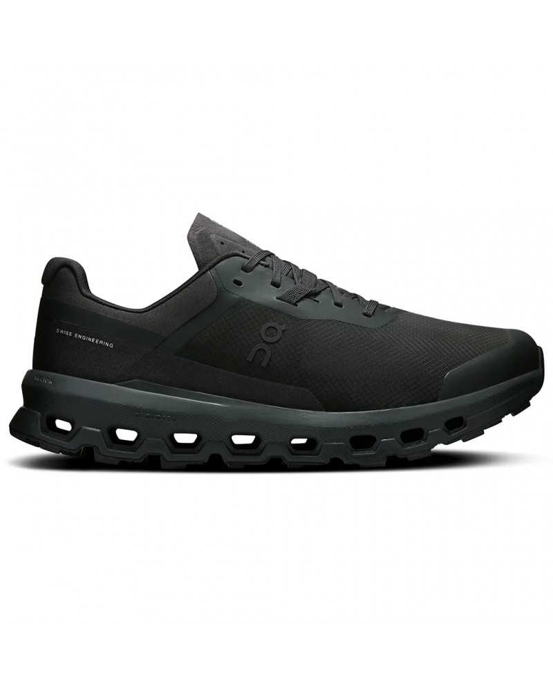 On Cloudvista 2 Men's Trail Running Shoes, Black/Black