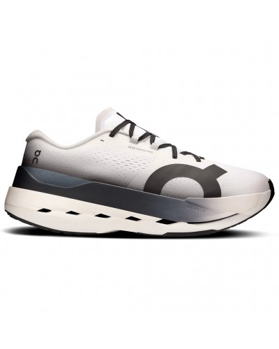 On Cloudboom Max Men's Running Shoes, White/Black