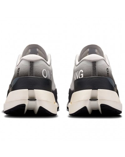 On Cloudboom Max Men's Running Shoes, White/Black