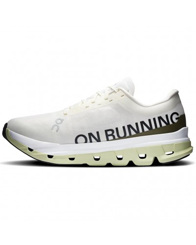 On Cloudflow 5 Men's Running Shoes, Ivory Linen