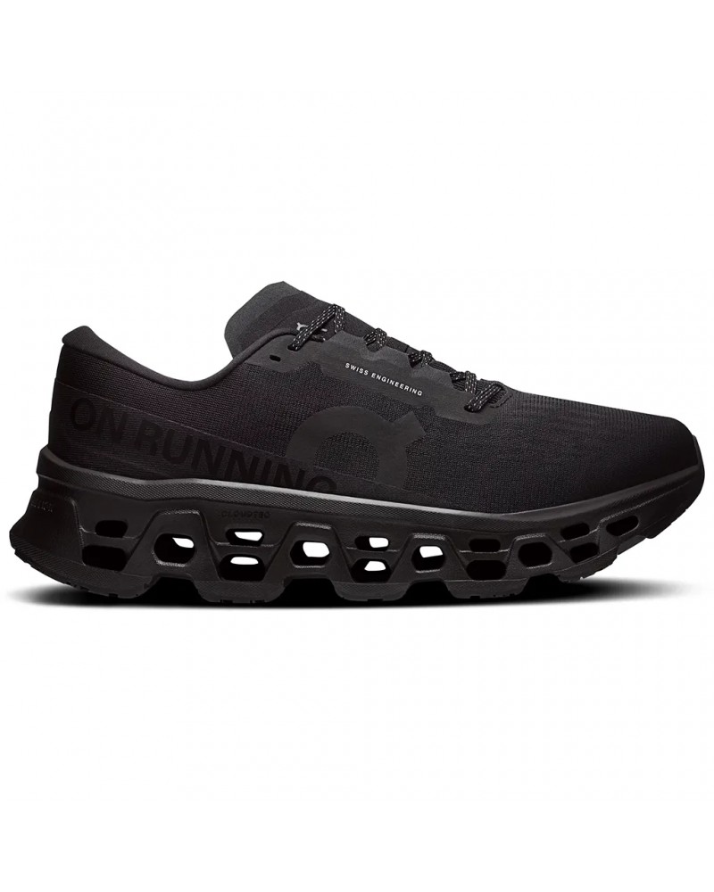 On Cloudmonster 3 Scarpe Running Uomo, Nero/Nero