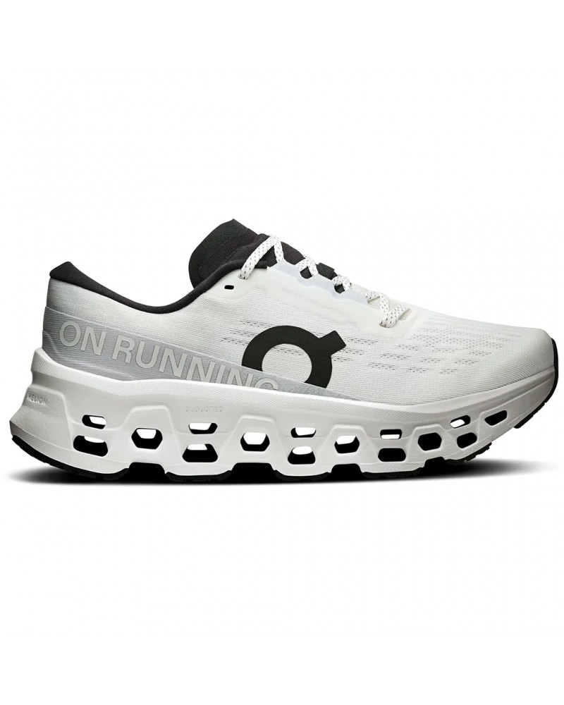 On Cloudmonster 3 Women's Running Shoes, White/White
