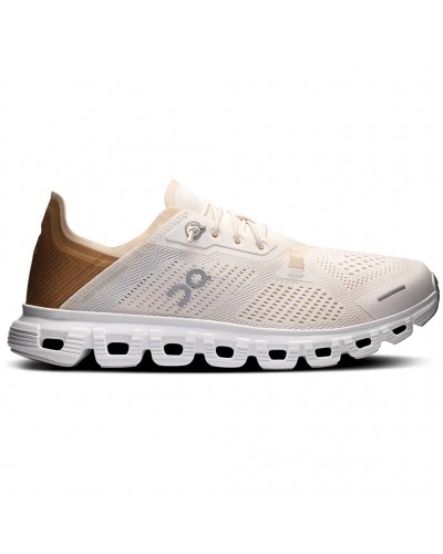 On Cloud 6 Coast Women's Running Shoes, Gardenia/Sphinx