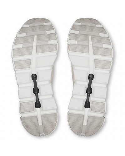 On Cloud 6 Coast Women's Running Shoes, Gardenia/Sphinx
