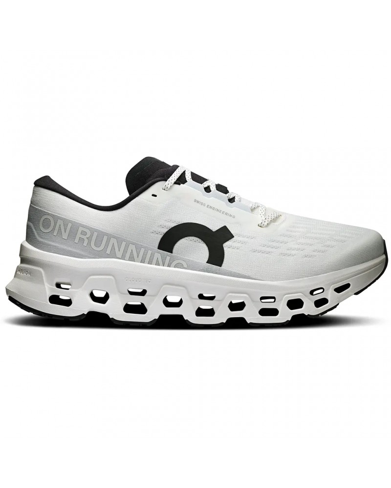 On Cloudmonster 3 Men's Running Shoes, White/White