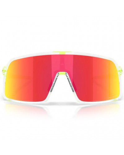 Oakley Sutro Cycling Glasses Polished Clear/Prizm Ruby
