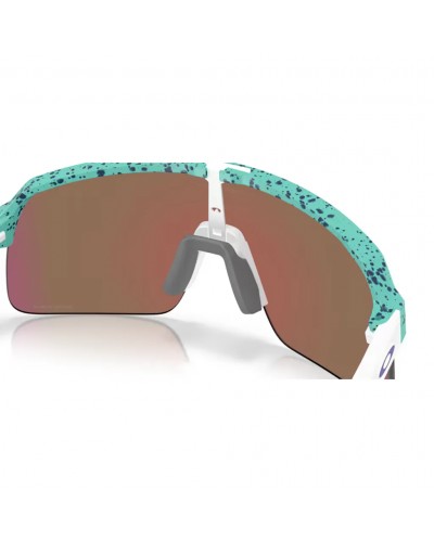 Oakley Sutro Lite Cycling Glasses Polished Celeste Splatter/Prizm Violet