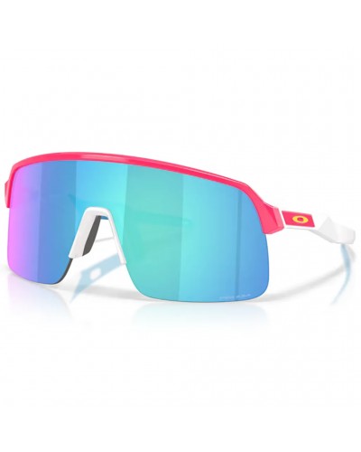 Oakley Sutro Lite Cycling Glasses Polished Neon Pink/Prizm Sapphire