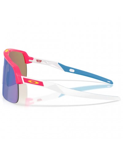 Oakley Sutro Lite Cycling Glasses Polished Neon Pink/Prizm Sapphire