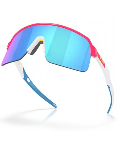 Oakley Sutro Lite Cycling Glasses Polished Neon Pink/Prizm Sapphire