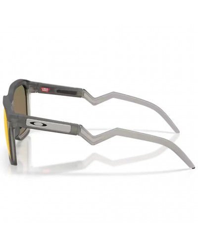 Oakley HSTN SQ Glasses Matte Smoke Grey/Prizm Ruby
