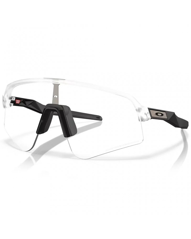 Oakley Sutro Lite Sweep Cycling Glasses Matte Clear/Clear-Black Iridium Photochromic