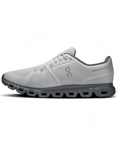 On Cloud 6 Men's Running Shoes, Wolf/Rock