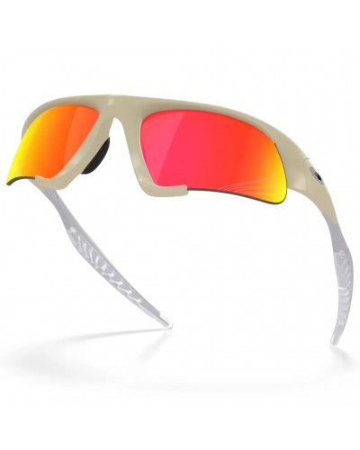 Oakley Suture Jacket Glasses Matte Sand/Prizm Ruby