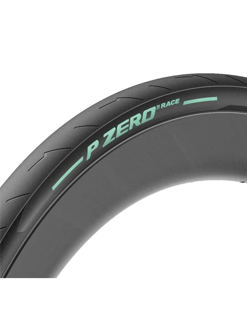 Pirelli P Zero Race 700X28 Copertoncino Pieghevole, Nero/Celeste