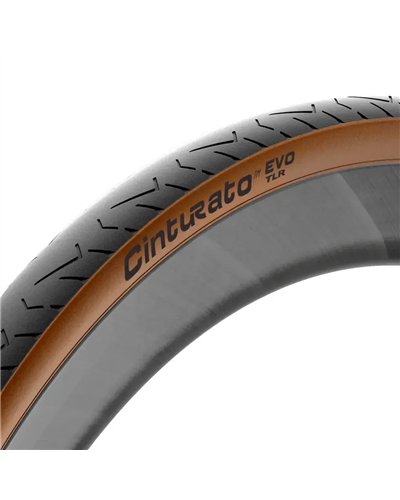 Pirelli Cinturato Evo TLR 700X30 Copertoncino Tubeless Ready, Nero/Marrone (Classic)