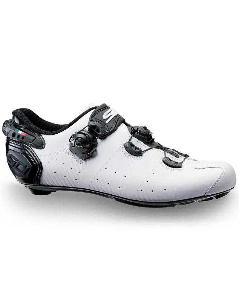 Sidi Wire 2S Carbon Men's Road Cycling Shoes, White/Black