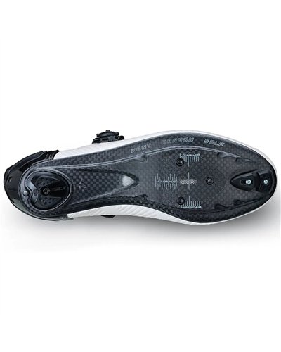 Sidi Wire 2S Carbon Scarpe Strada Uomo, Bianco/Nero