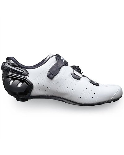 Sidi Wire 2S Carbon Men's Road Cycling Shoes, White/Black