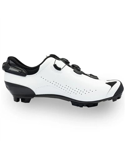 Sidi Tiger 2S Carbon SRS Scarpe MTB Uomo, Bianco/Nero