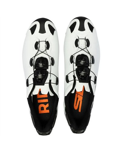 Sidi Tiger 2S Carbon SRS Men's MTB Cycling Shoes, White/Black