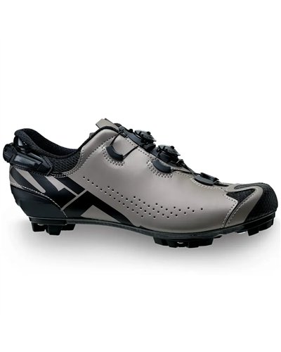 Sidi Tiger 2S Carbon SRS Scarpe MTB Uomo, Titanio/Nero